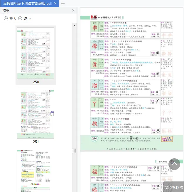 Image [11]-小学点拨1-6年级语文人教部编版pdf免费版高清无水印|百度网盘下载-不可思议资源网