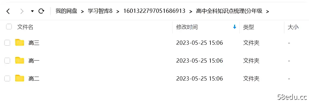 高中全科知识点梳理(分年级)|百度云网盘-不可思议资源网