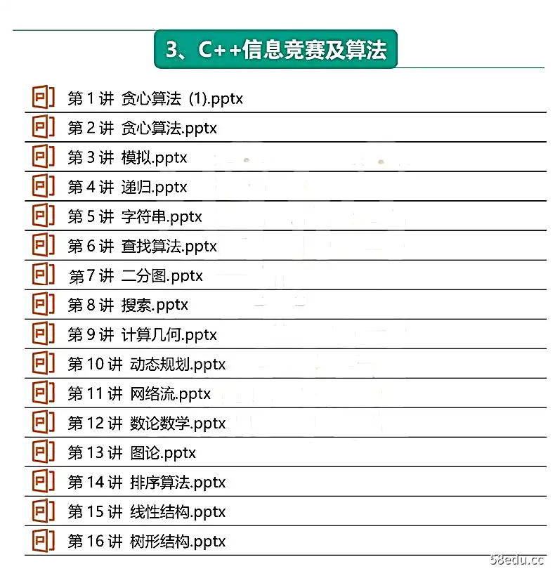 图片[10]-2021 C++青少年编程 NOIP奥赛从入门到精通|百度云网盘-不可思议资源网