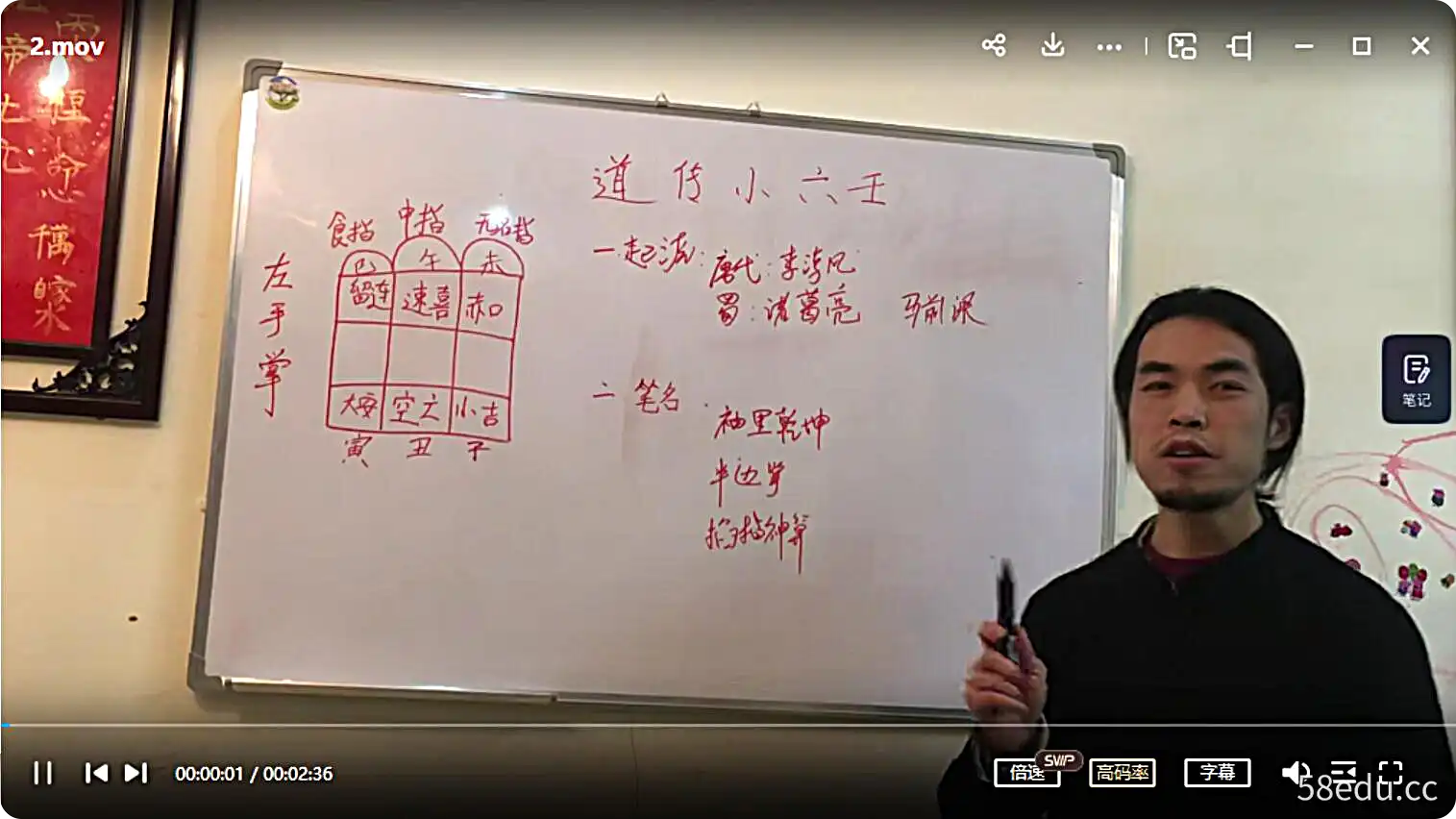 道传小六壬道家六神马前课（14讲视频+文档资料）-不可思议资源网