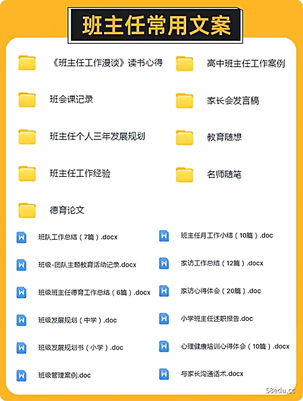 图片[7]-班主任工作资料包小学初中班级管理主题班会课教案家长会PPT课件-不可思议资源网