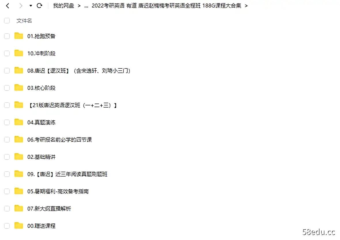 Image [3]-2022考研考研英语全程班 赵楠楠唐迟 188G课程大合集|百度云网盘-不可思议资源网