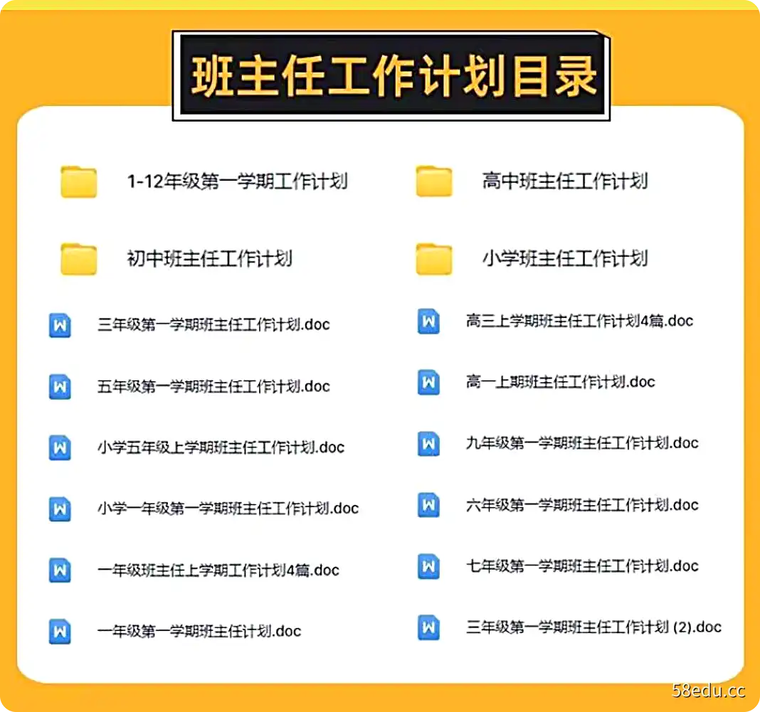 图片[3]-班主任工作资料包小学初中班级管理主题班会课教案家长会PPT课件-不可思议资源网