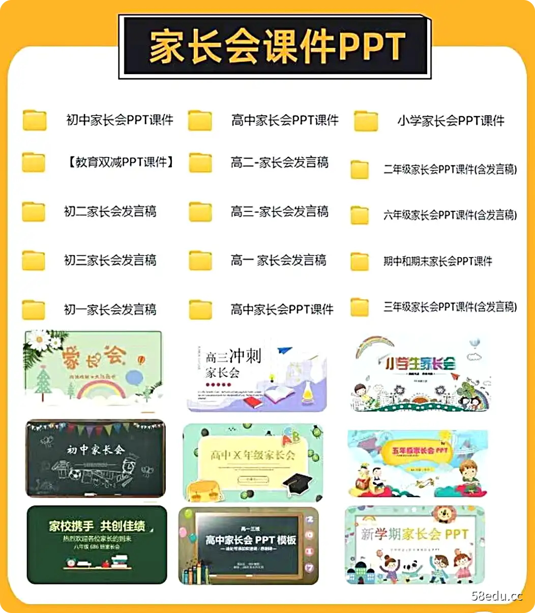 图片[11]-班主任工作资料包小学初中班级管理主题班会课教案家长会PPT课件-不可思议资源网