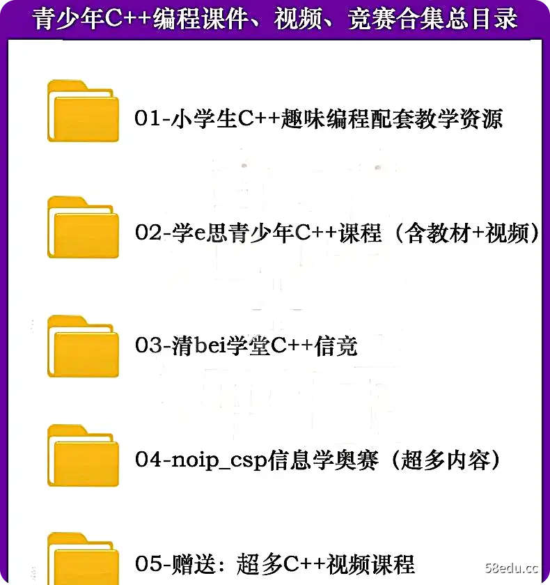 图片[3]-2021 C++青少年编程 NOIP奥赛从入门到精通|百度云网盘-不可思议资源网