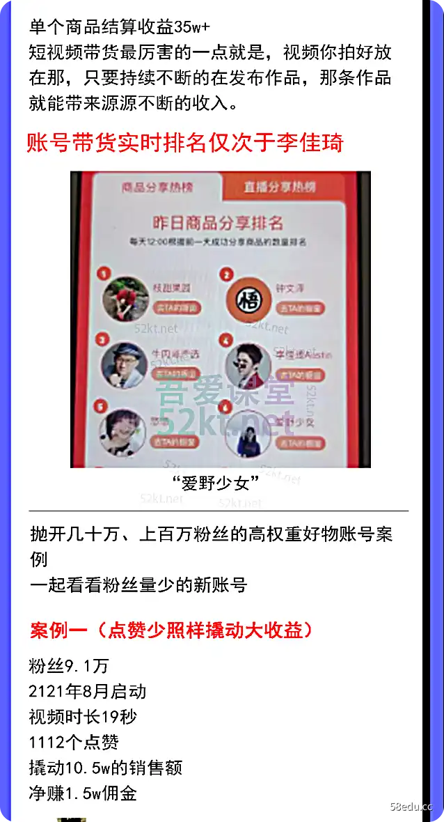 Pepe的好东西分享课程-短视频交付(22年)最新版)价值999元的电商营销第6张-我的爱课堂
