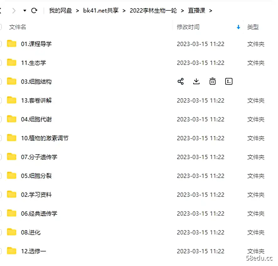 李林 2022高考生物一轮复习课程|百度云网盘-不可思议资源网
