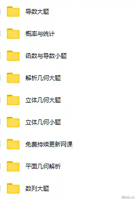 程伟巅峰数学全年笔记资源,高考复习视频详细讲解课程大全|百度云网盘-不可思议资源网