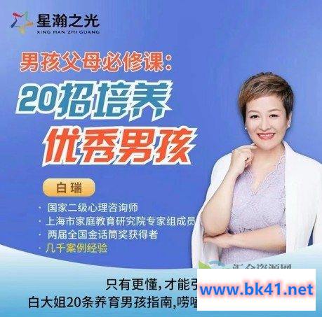 男孩父母必修课:20招培养优秀男孩-不可思议资源网