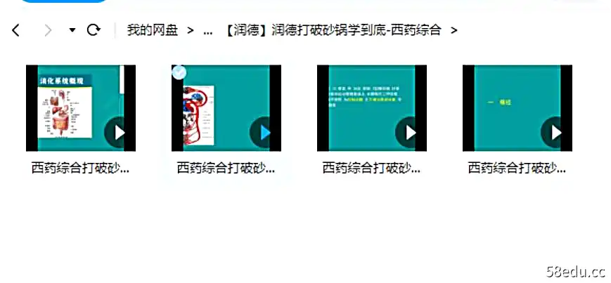 润德教育2021执业药师免费视频课程，西药综合必考点|百度云网盘-不可思议资源网