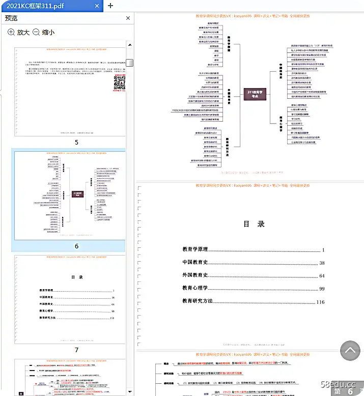 图片[3]-2021凯程311教育学框架笔记pdf免费版高清版|百度网盘下载-不可思议资源网