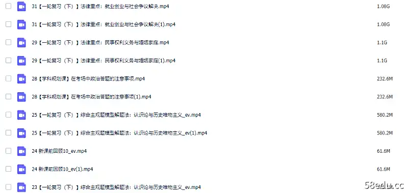 图片[2]-猿辅导刘佳彬2022高考政治新课改版一轮复习暑假班完结秋季班更新31讲|百度云网盘-不可思议资源网