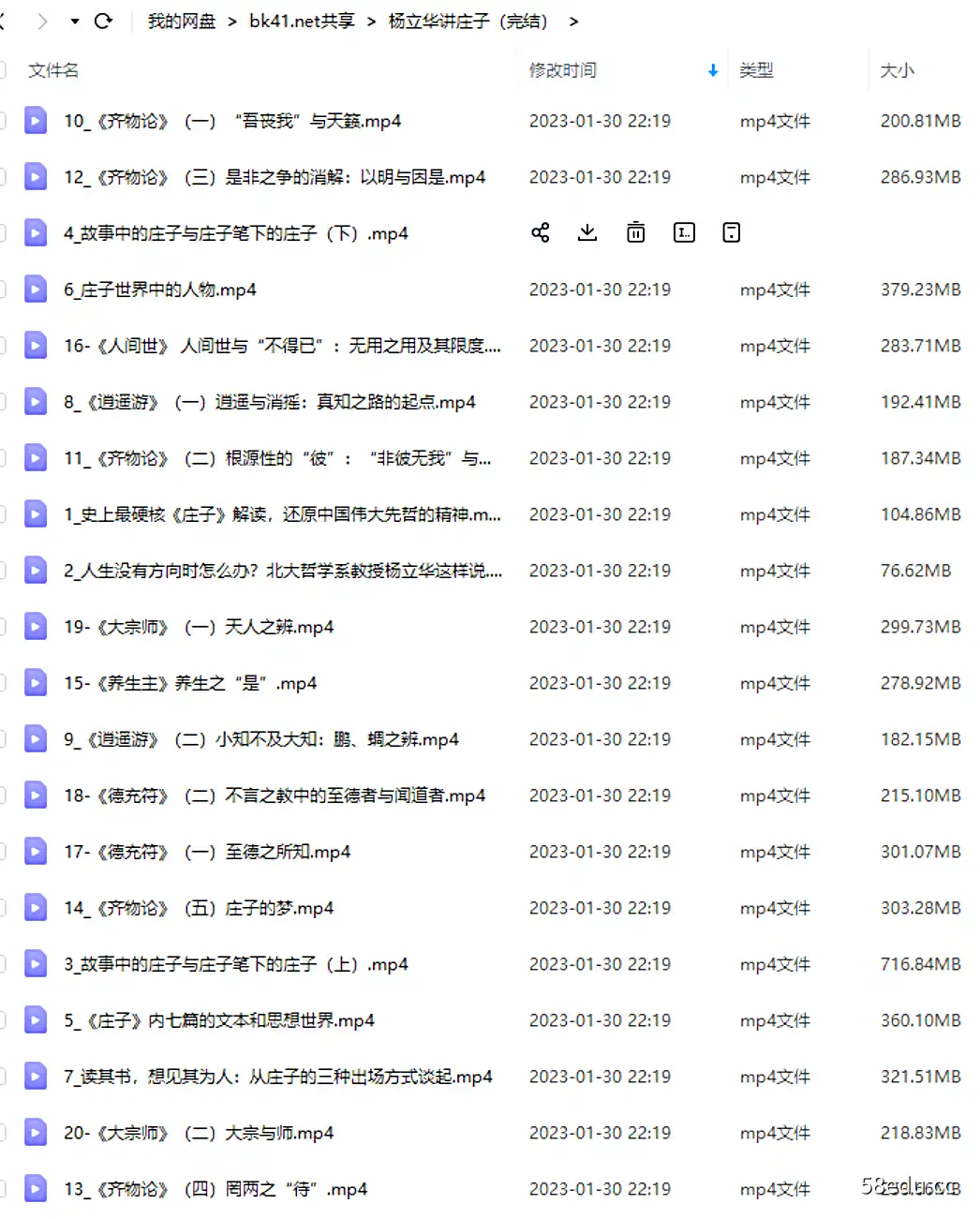 图片[2]-北大杨立华教授讲庄子哲学|百度网盘下载-不可思议资源网