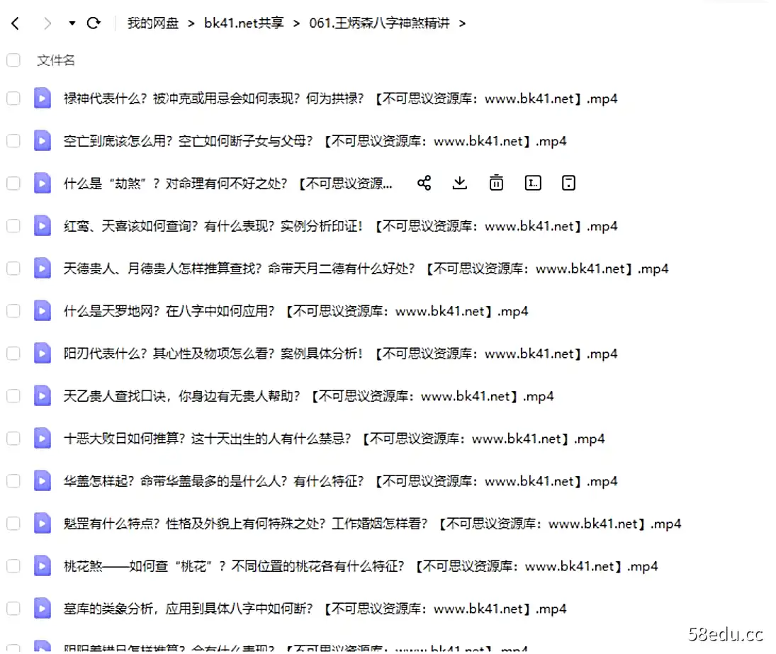 图片[2]-王炳森老师《八字神煞》精讲视频课20讲 百度网盘下载-不可思议资源网