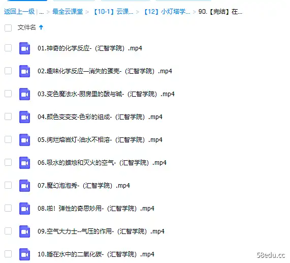 小灯塔课堂在家能做的20个科学小实验完结|百度云网盘-不可思议资源网