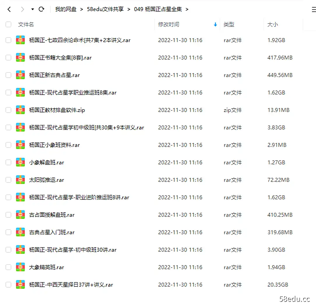 【塔罗占卜】杨国正占星教程全集(大合集带教材讲义+书籍+软件)-不可思议资源网