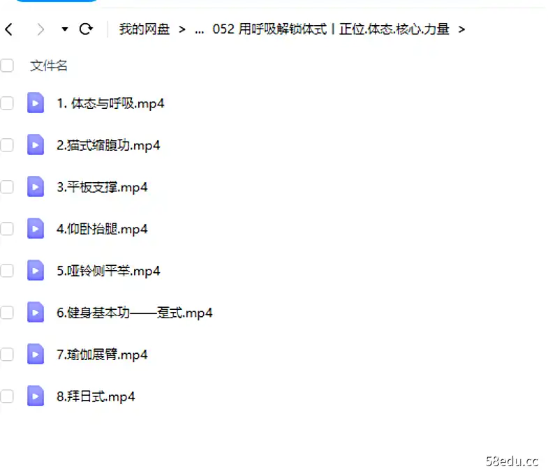 图片[2]-三合至道《用呼吸解锁体式－正位、体态、核心、力量》8节视频课-不可思议资源网