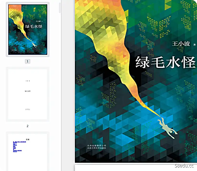 图片[2]-王小波《绿毛水怪》pdf电子书下载高清文字版|百度网盘下载-不可思议资源网