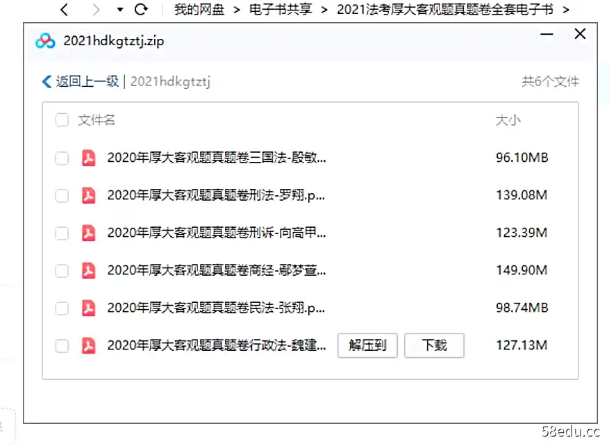 2020法考厚大客观题真题卷全套电子书PDF下载最新版免费版|百度网盘下载-不可思议资源网
