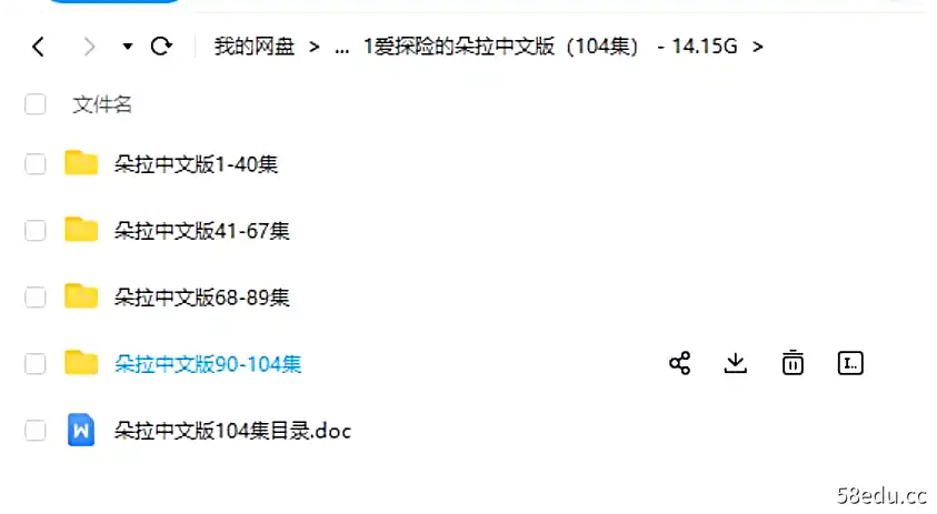 《爱探险的朵拉》104集高清中文版完整|百度云网盘-不可思议资源网