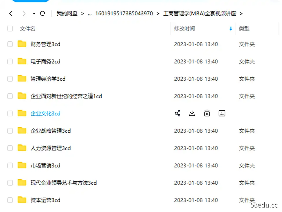 工商管理学MBA全套视频高清讲座|百度云网盘-不可思议资源网