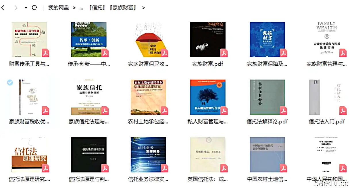 图片[2]-家族信托、律师办案、辩护代理词、刑事41本电子书合集-不可思议资源网