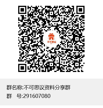 扫码加QQ群-不可思议资源网